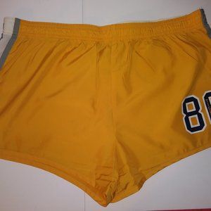 VICTORIA' S SECRET PINK SHORT SIZE M DARK YELLOW